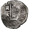 Image 2 : BOLIVIA, Potosí, cob 8 reales, (1649) O, with crowned-L countermark on cross, ex-Ponte.
