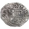 Image 1 : BOLIVIA, Potosí, cob 8 reales, 1650 O, with crowned-•F• countermark (two dots) on 