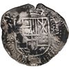 Image 1 : BOLIVIA, Potosí, cob 8 reales, 1650 O, with crowned-L countermark on cross, ex-Ponte, Mastalir Plate