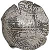 Image 1 : BOLIVIA, Potosí, cob 8 reales, 1651 E, with crowned-L and crowned-T (small crown) countermarks on cr