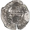 Image 2 : BOLIVIA, Potosí, cob 8 reales, 1651 E, with crowned-L and crowned-T (small crown) countermarks on cr