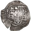 Image 1 : BOLIVIA, Potosí, cob 4 reales, (1649) O/Z, rare, with crowned-L countermark on cross, ex-Ponte, ex-M