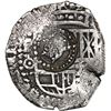 Image 1 : BOLIVIA, Potosí, cob 4 reales, (1649-50) O, with crowned-L countermark on shield and crowned-? count