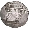 Image 1 : BOLIVIA, Potosí, cob 4 reales, (1649-50) O, with crowned-•F• (two dots) countermar