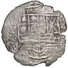Image 1 : BOLIVIA, Potosí, cob 4 reales, 1650 O, with crowned-S countermark on cross, ex-Ponte, Mastalir Plate