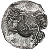 Image 2 : BOLIVIA, Potosí, cob 4 reales, (1650) O, with crowned-script-P countermark (very rare) on cross, ex-