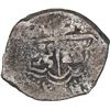 Image 2 : BOLIVIA, Potosí, cob 4 reales, (1650) O, with crowned-L countermark on shield, ex-Ponte, Mastalir Pl