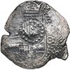 Image 1 : BOLIVIA, Potosí, cob 4 reales, (1650) O, with crown-alone countermark on shield, ex-Ponte, Mastalir 