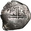 Image 2 : BOLIVIA, Potosí, cob 4 reales, 1651 (modern 5) E, with crowned-•F• (two dots) coun
