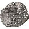 Image 1 : BOLIVIA, Potosí, cob 4 reales, 1651 (modern 5) E, with crowned-PH countermark on shield, ex-Ponte, M