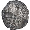 Image 1 : BOLIVIA, Potosí, cob 4 reales, 1651 (modern 5) E, with crown-alone countermark (rare variety) on cro
