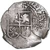 Image 2 : BOLIVIA, Potosí, cob 4 reales, 1652 E, transitional McLean Type I, ex-Ponte, ex-Ponterio, Janson Pla
