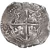 Image 2 : BOLIVIA, Potosí, cob 8 reales, (1651-52) E, with crowned-T countermark on cross, rare, ex-Mastalir (