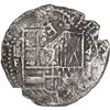 Image 1 : BOLIVIA, Potosí, cob 4 reales, (1651-52) E, with crowned-•F• (two dots) countermar