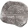 Image 2 : BOLIVIA, Potosí, cob 8 reales, Philip III, assayer M (pre-dated type), rare from this wreck.