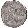 Image 1 : PERU, Lima, cob 8 reales, 1695 R.