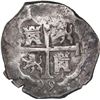 Image 2 : PERU, Lima, cob 8 reales, 1695 R.
