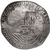 Image 2 : PORTUGAL, 600- AND 400-reis countermarks (1642?) on a Potosí, Bolivia, cob 8 reales, Philip II