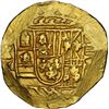 Image 1 : MEXICO, Mexico City, gold cob 4 escudos, Philip V, assayer J, crosslet-end cross, style of 1712-13, 