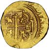 Image 2 : MEXICO, Mexico City, gold cob 4 escudos, Philip V, assayer J, crosslet-end cross, style of 1712-13, 