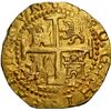 Image 2 : PERU, Lima, gold cob 8 escudos, 1699 R, short pillars, NGC MS 61 (1715 Fleet Shipwreck Label).