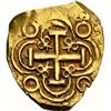 Image 2 : COLOMBIA, Bogotá, gold cob 2 escudos, Charles II posthumous, no assayer (Arce), NGC AU details / ben