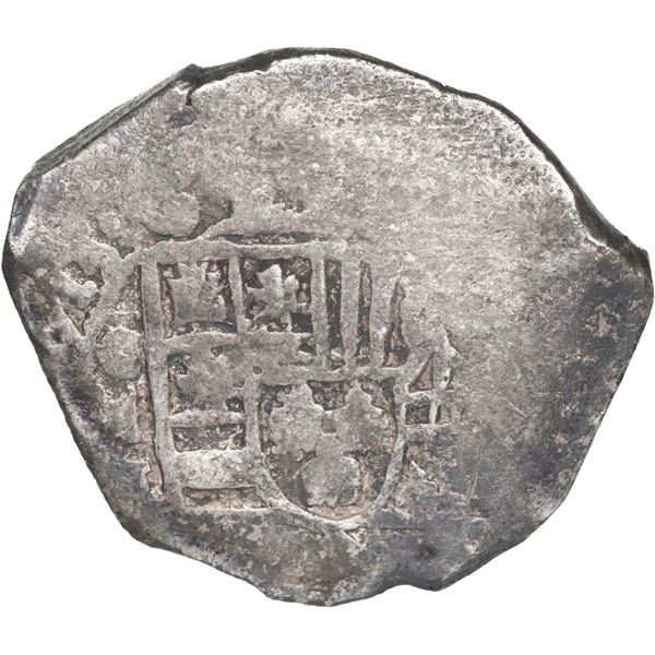 MEXICO, Mexico City, cob 8 reales, 1713 J.