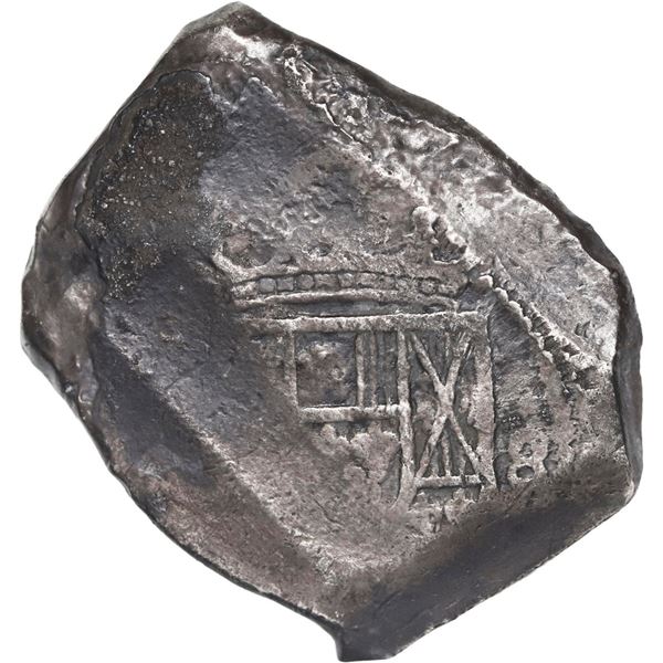 MEXICO, Mexico City, cob 8 reales, (1714) (J), small-shield variety.