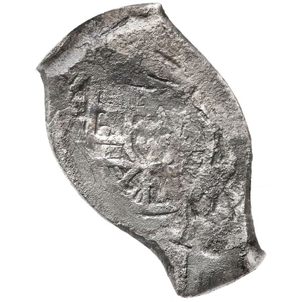 MEXICO, Mexico City, cob 8 reales, 1714 (J), new style shield, old style cross, NGC VF details / sea