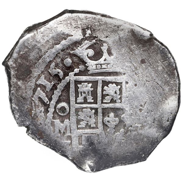 MEXICO, Mexico City, cob 8 reales, 1715 J. ex-Pullin