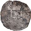 Image 1 : PERU, Lima, cob 8 reales, 1701 H, Charles II posthumous.