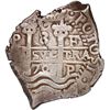 Image 1 : BOLIVIA, Potosí, cob 8 reales, 1701 F, Charles II posthumous, rare.