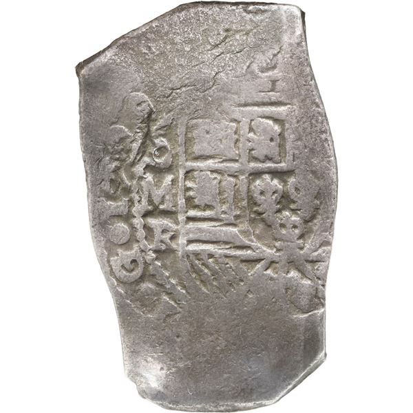 MEXICO, Mexico City, cob 8 reales, 1729 R, NGC Genuine (ex-Vliegenthart Treasure).