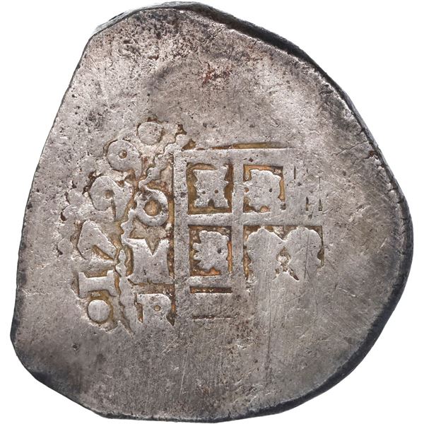 MEXICO, Mexico City, cob 8 reales, 1729 R.
