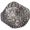 Image 1 : MEXICO, Mexico City, klippe 8 reales, 1733 MF, ex-Ponterio.