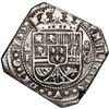 Image 1 : MEXICO, Mexico City, klippe 8 reales contemporary counterfeit, 1733 MF, very rare, ex-Ponterio.
