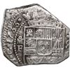 Image 1 : MEXICO, Mexico City, klippe 8 reales, 1733 F.