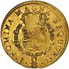 Image 2 : CHILE, Santiago, gold bust 8 escudos, Ferdinand VI, 1750 J, NGC AU details / cleaned (Shipwreck Blue