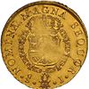 Image 2 : CHILE, Santiago, gold bust 8 escudos, Ferdinand VI, 1751 J, NGC AU details / cleaned (La Luz).