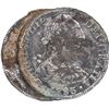 Image 1 : MEXICO, Mexico City, clump of two bust 8 reales, Charles III, 1783 FF, encrusted on edges.