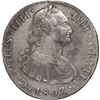 Image 1 : BOLIVIA, Potosí, bust 8 reales, Charles IV, 1807 PJ.