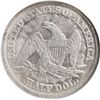 Image 2 : UNITED STATES, New Orleans mint, Seated Liberty half dollar, 1853-O, arrows and rays, NGC / shipwrec