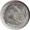 Image 2 : UNITED STATES, Philadelphia mint, Seated Liberty half dollar, 1857, NGC Shipwreck Effect (SS Republi