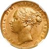 Image 1 : AUSTRALIA (under Great Britain), Sydney, gold sovereign, Victoria (young head), 1873-S, St. George t