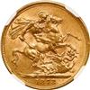 Image 2 : AUSTRALIA (under Great Britain), Sydney, gold sovereign, Victoria (young head), 1873-S, St. George t