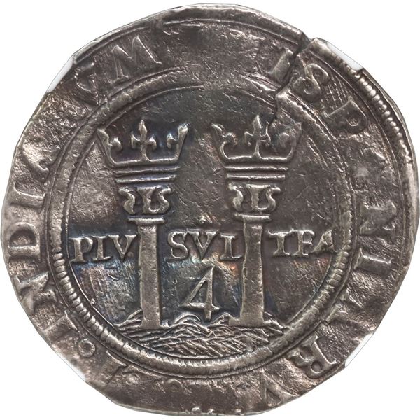 MEXICO, Mexico City, 4 reales, Charles-Joanna, "Late Series," assayer L/S to right, mintmark M to le