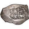 Image 2 : MEXICO, Mexico City, cob 4 reales, Philip V, assayer J (1714-24), error denomination "8" to right, r
