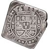 Image 1 : MEXICO, Mexico City, klippe 8 reales, 1734/3 MF.
