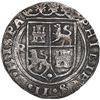 Image 2 : PERU, Lima, 4 reales, Philip II, assayer R (Rincón) to left, motto PL-VSVL-T, legends HISPA/N  / NIA