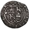 Image 2 : PERU, Lima, 1 real, Philip II, assayer R (Rincón) to left, motto PL-VSVL-T below dot, legends HIS / 